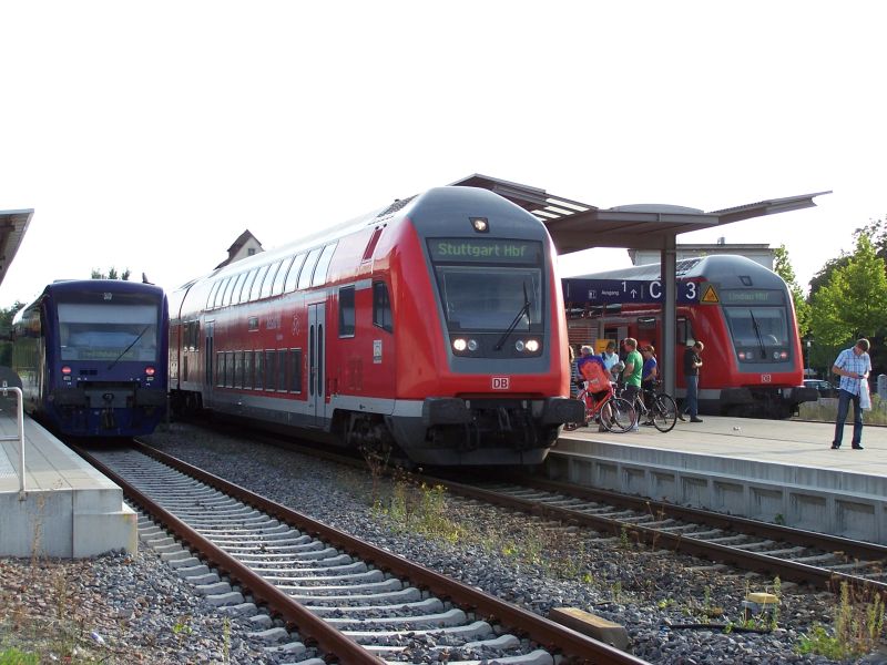 Voller Bahnhof Ravensburg