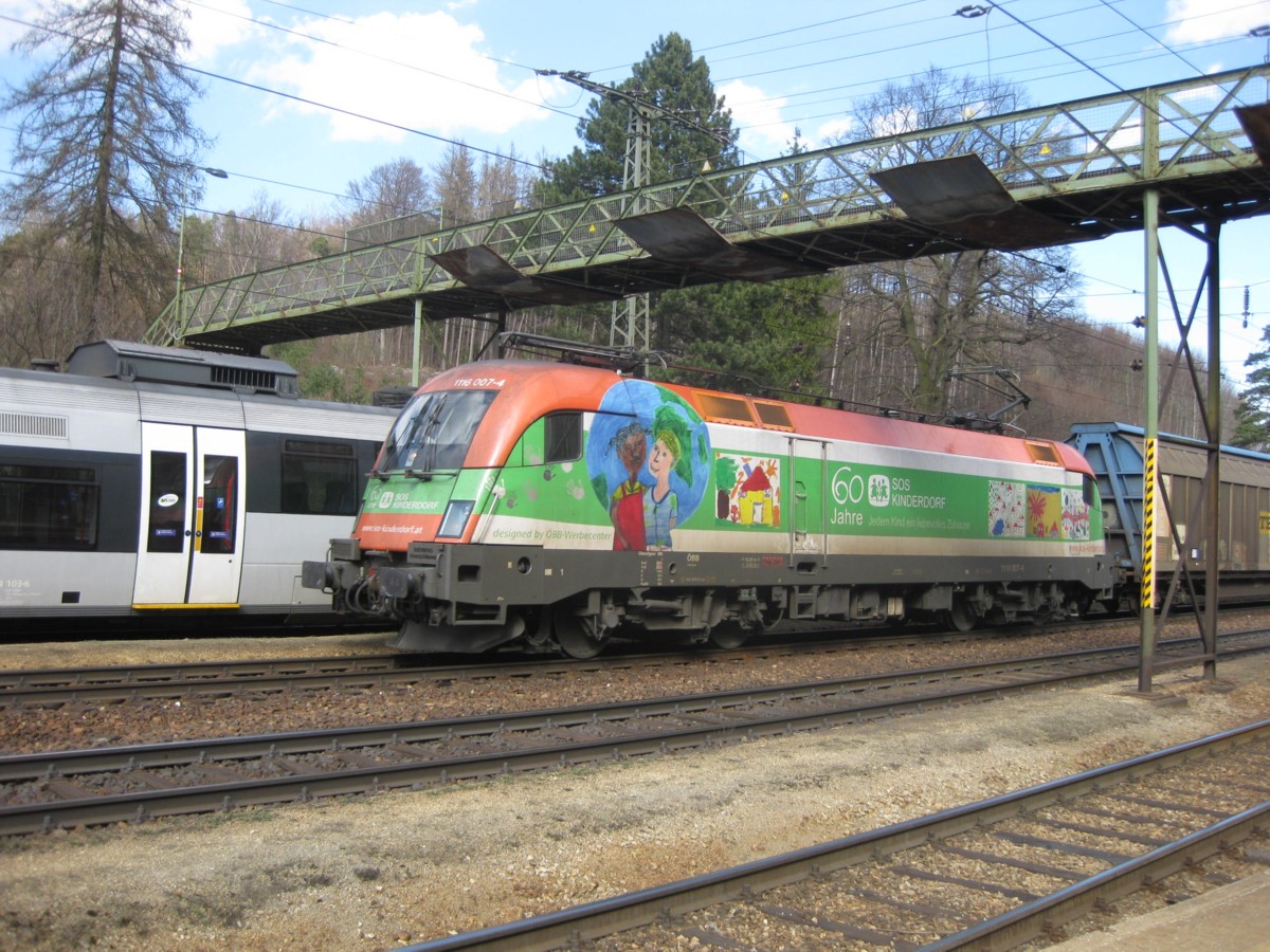 ÖBB 1116 in Rekawinkel an der Westbahn