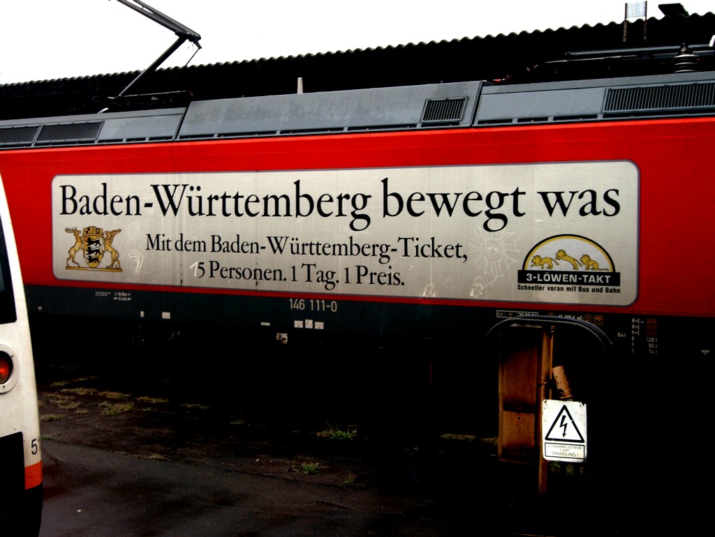 Offenburg 146 111 mit Hinweis