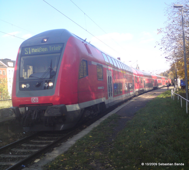 S1 in Meißen-Triebischtal