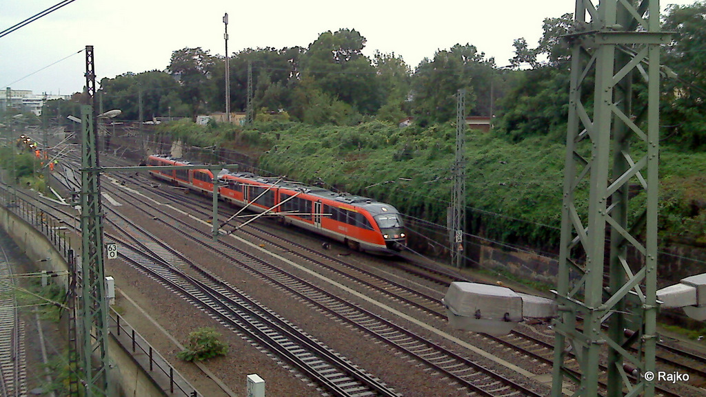 Blick in Richtung Hauptbahnhof