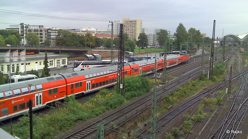Blick auf eine wartende S1