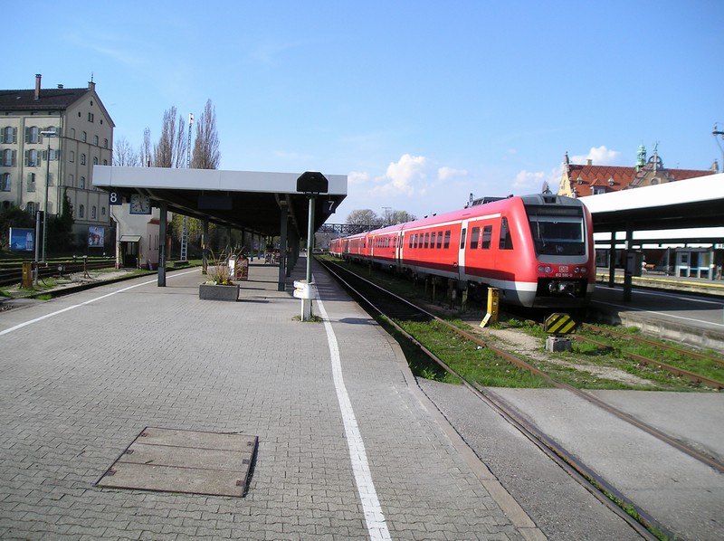 Dreifachtraktion VT612 Lindau Hbf