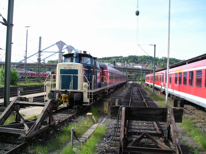 BR365 + n-Wagen Ulm Hbf