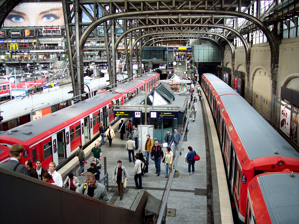 S-Bahnen in Hamburg Hbf