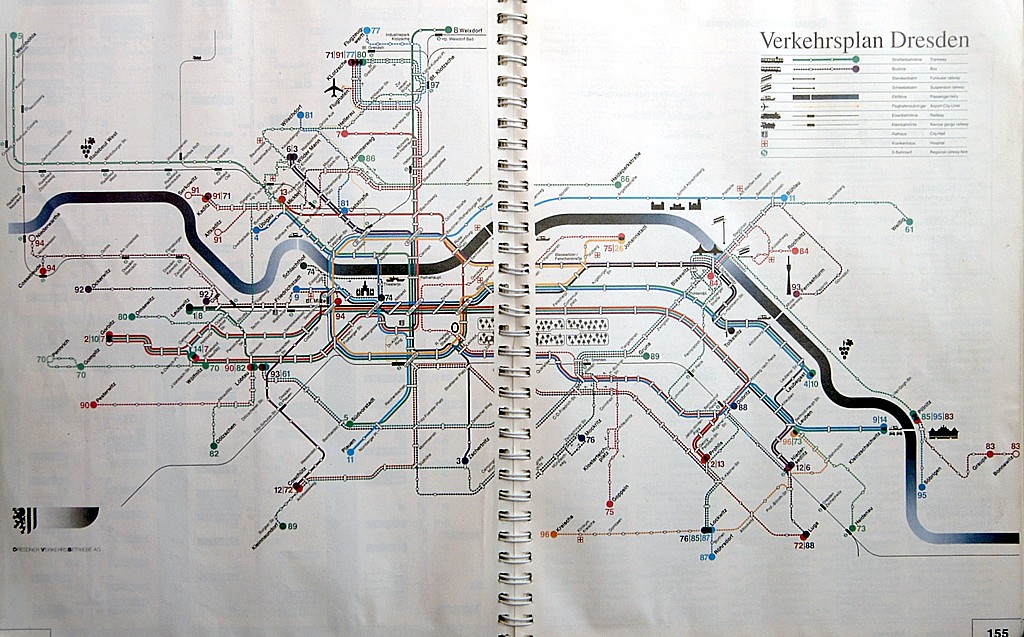 Dresden Liniennetz 1994