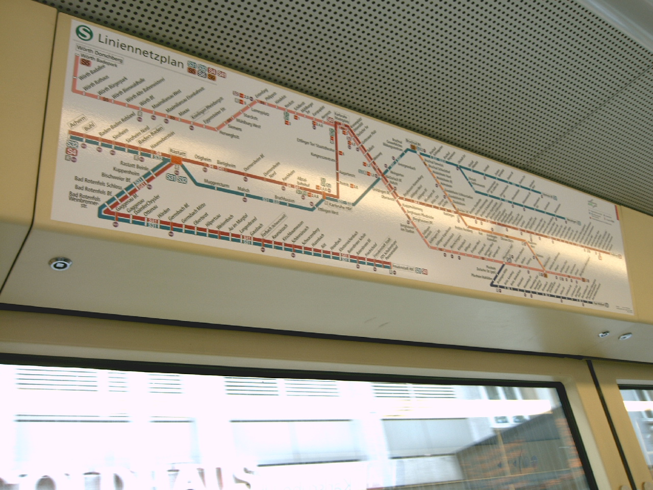 Plan der KVV 2-Systemlinien