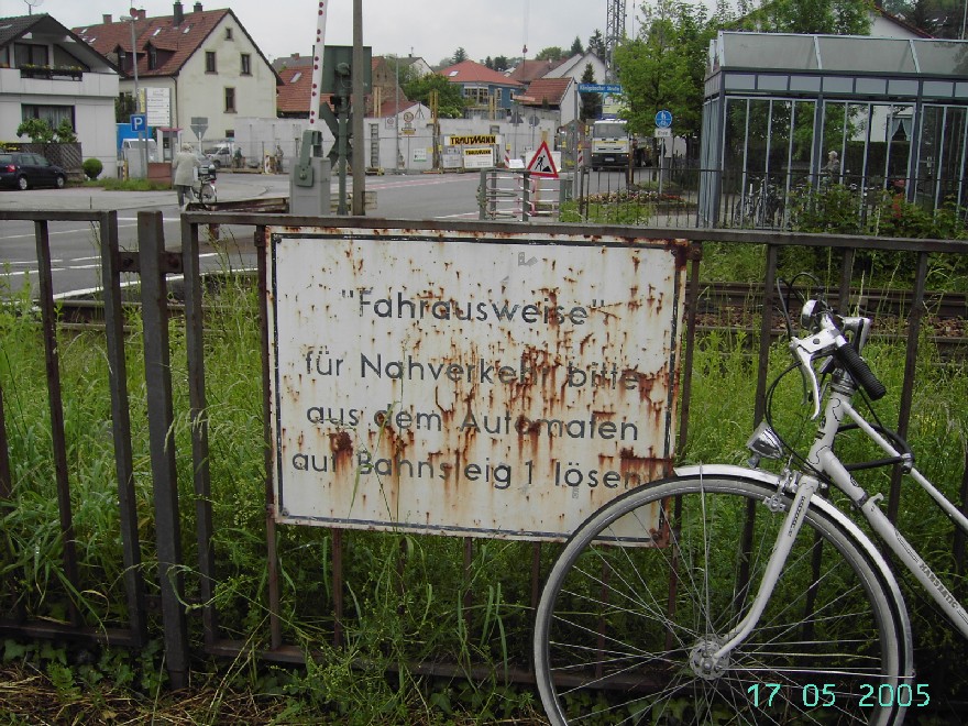 Altes Schild