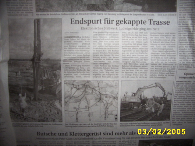 Hurra, alte Strecke wiedereröffnet