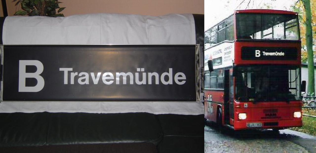 Original Zielbandanzeige aus einem SD 202 der LVG