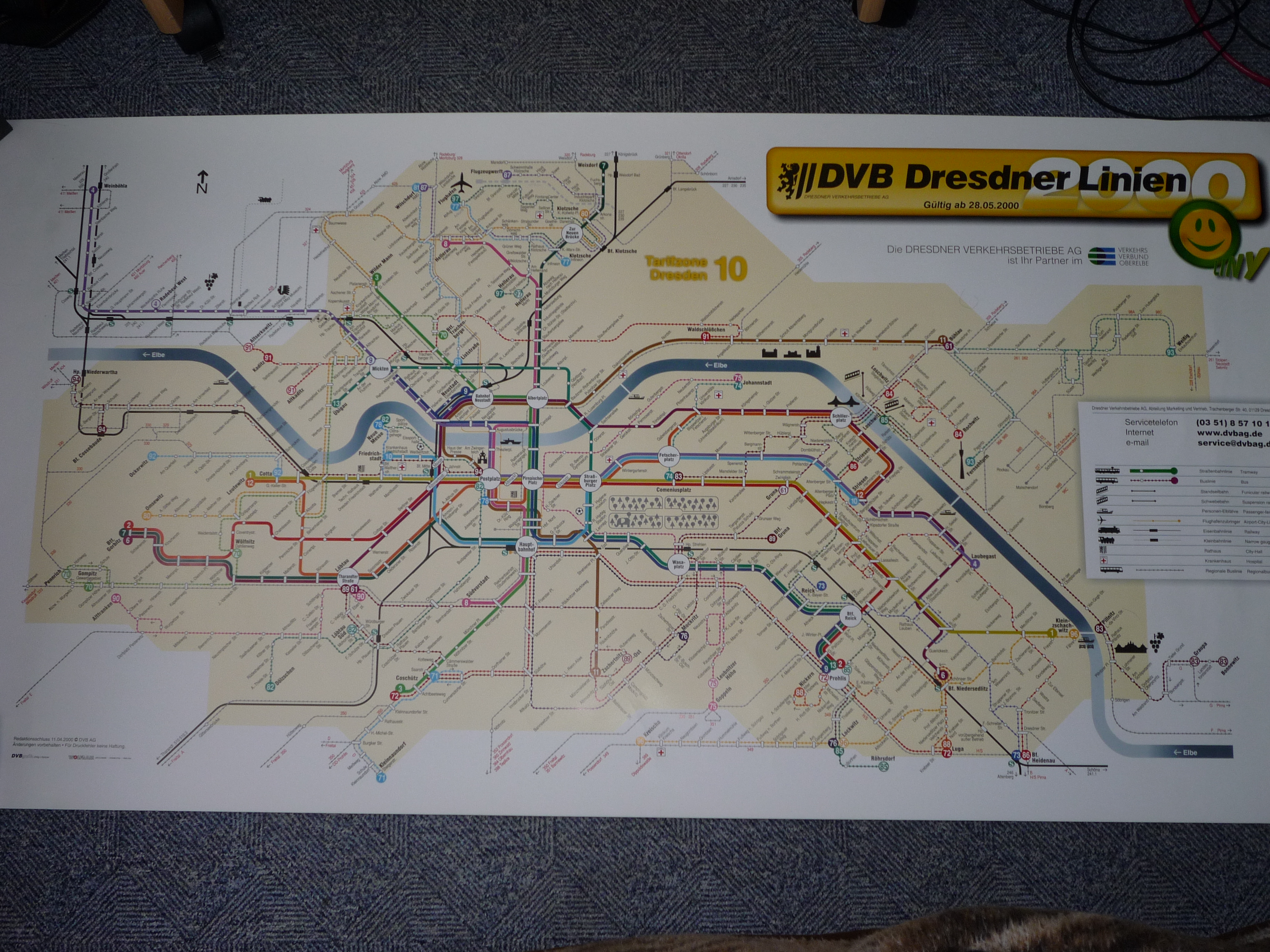 Riesen Liniennetzplan