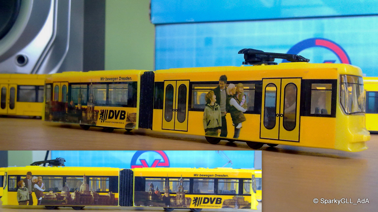 Straßenbahnmodell der DVB