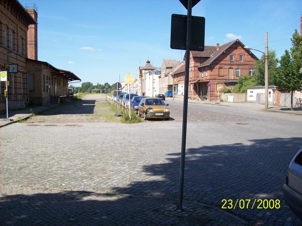 Busbahnhof Kyritz heute mal am Bahnhof