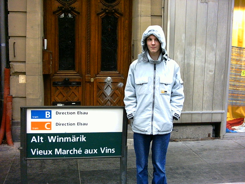 Stationsschild Straßbourg
