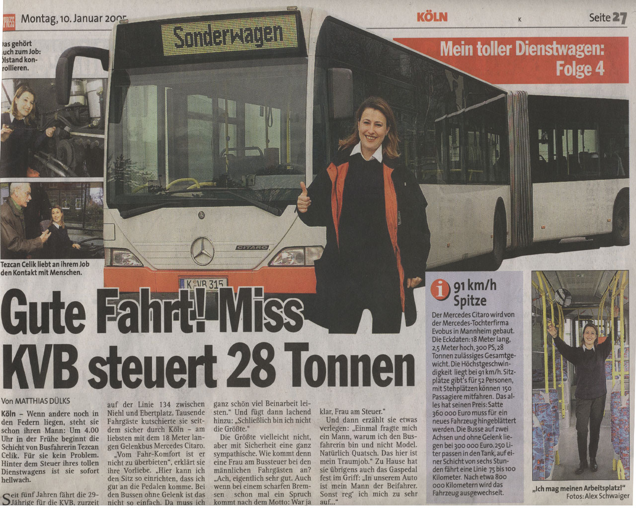 Gute Fahrt mit 28 Tonnen