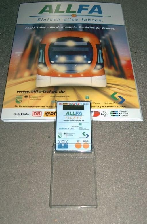 Allfa-Mappe + Ticket