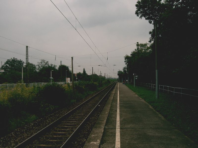 DD Pieschen - Blick auf "Gleis" 3