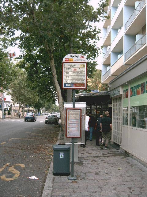 Haltestelle Rimini 26.