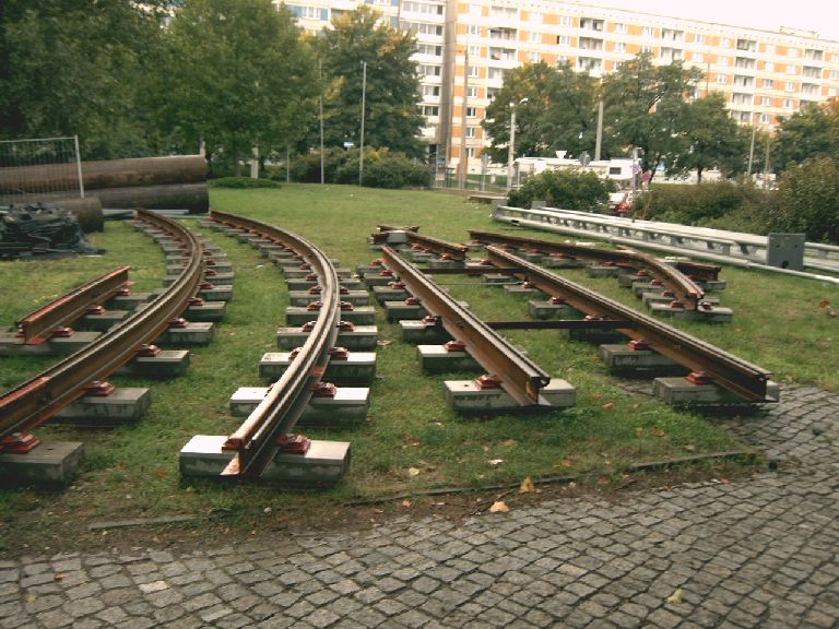 Schienenteile+Masten