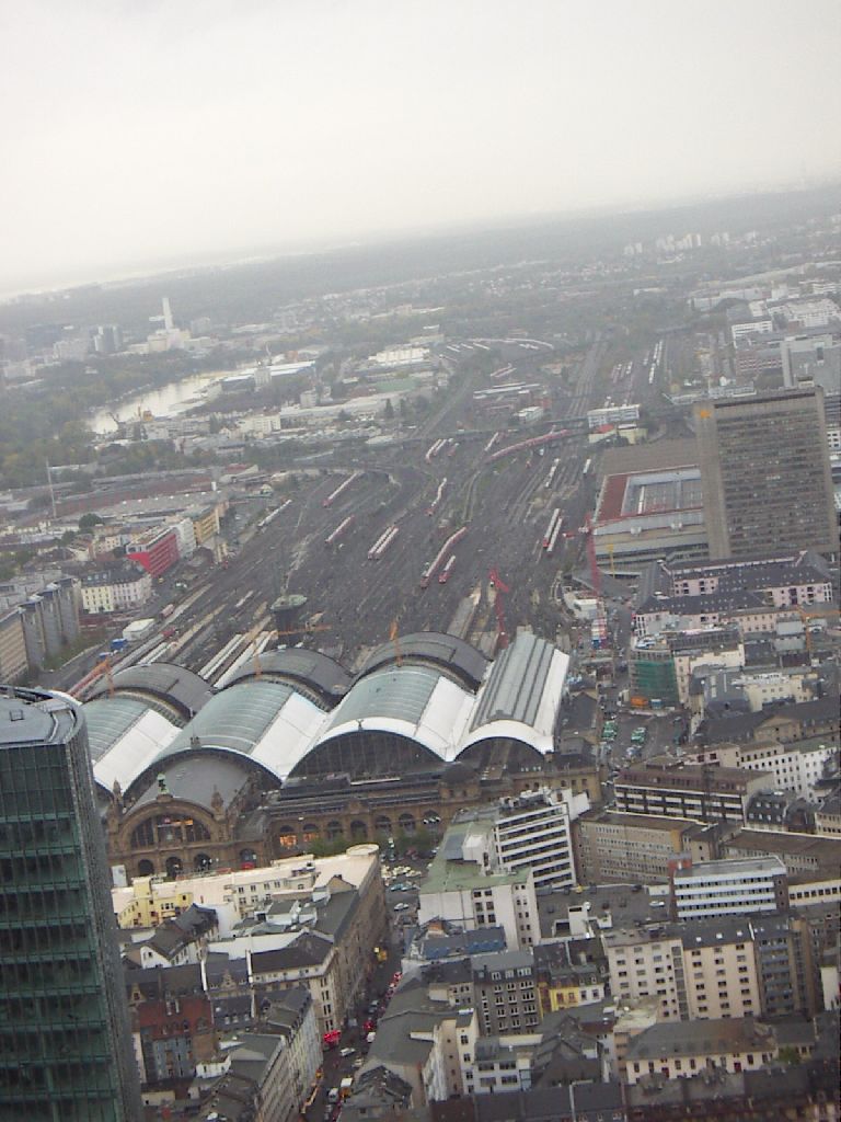FF/Main Hbf aus der Luft