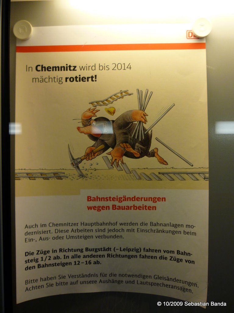 In Chemnitz wird bis 2014 mächtig rotiert!