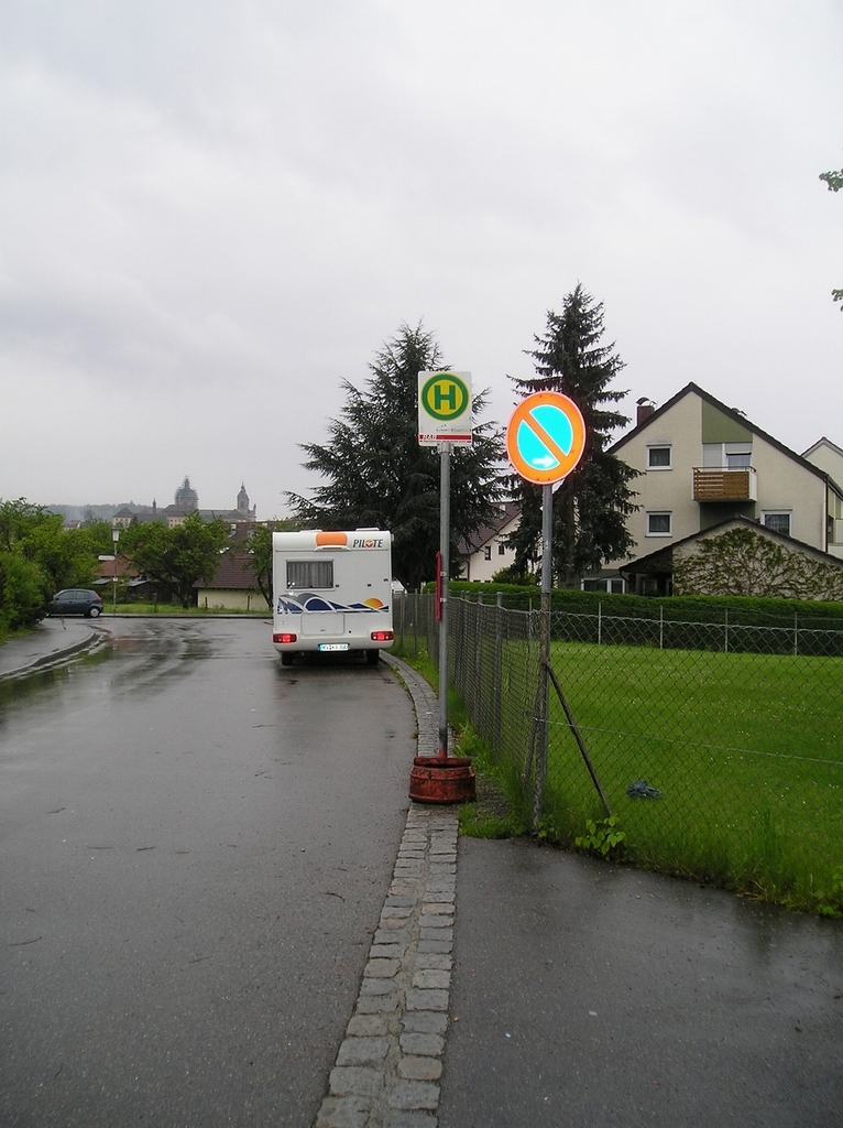 Ersatzhaltestelle Brandenburgerstraße ecke Danzinger Straße