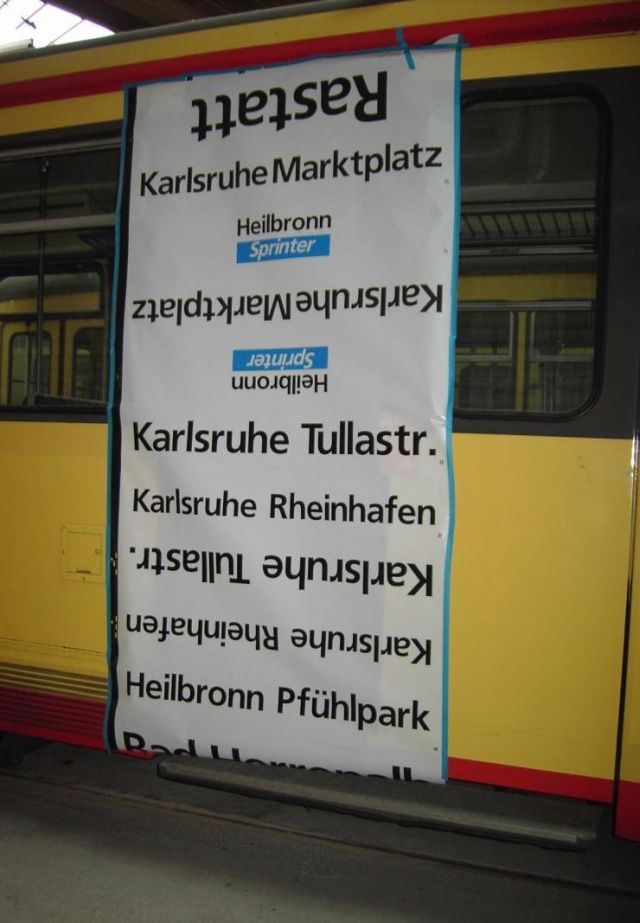 Da klebt ein Rollband