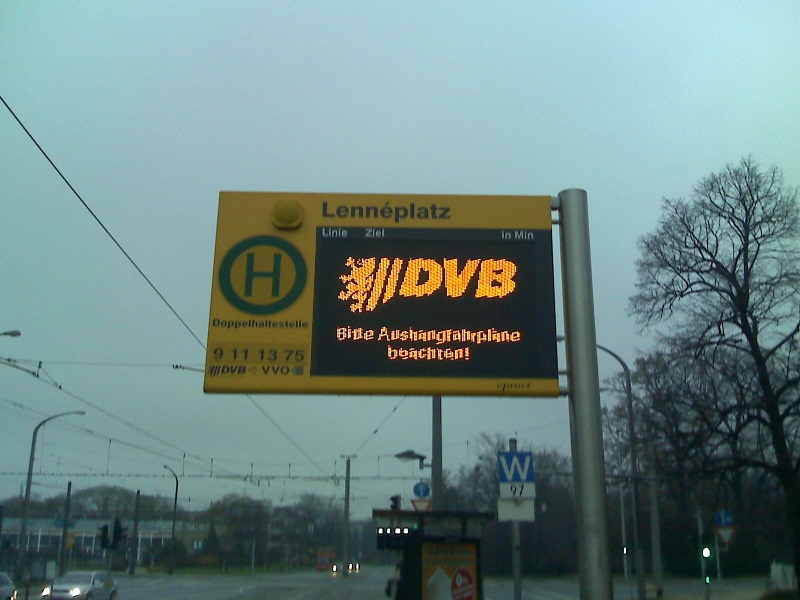 Anzeige ausgefallen