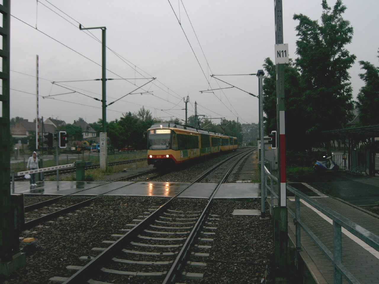 S41 fährt ein