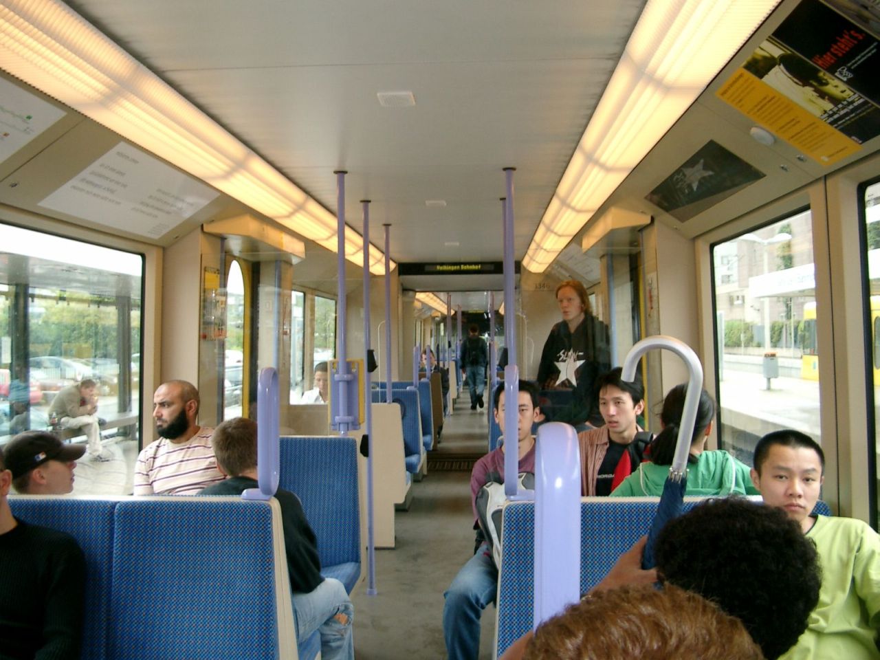 Stadtbahnen aus Stuttgart Innenansicht
