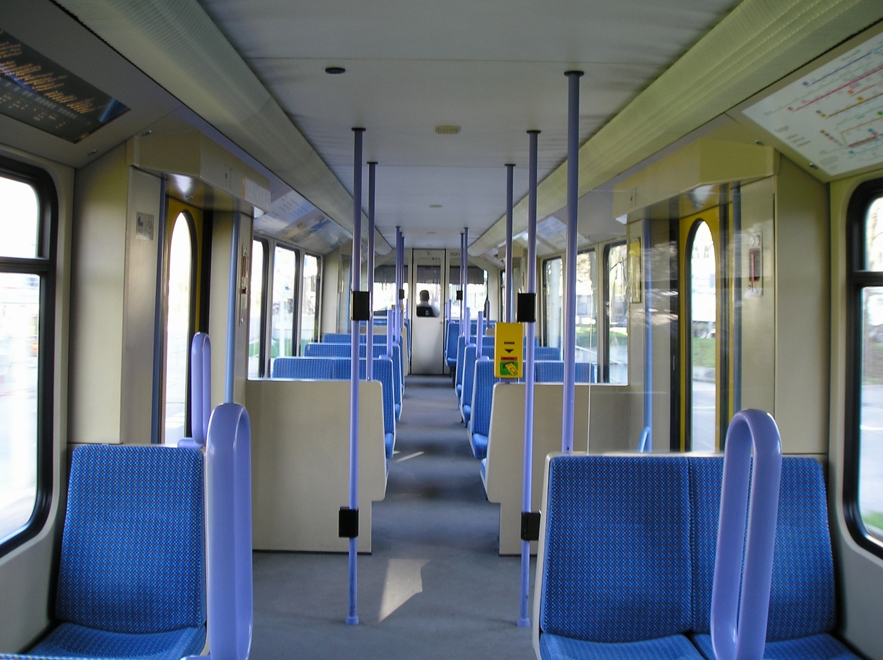 Stuttgarter Stadtbahn Innenansicht