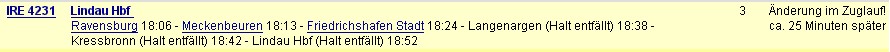 Die Deutsche Bahn...