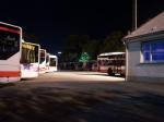 Der Betriebshof Weingarten bei Nacht