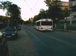 weißer Solaris Urbino hinten