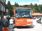 Busfahrer macht Pause