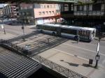 Ein Bus von oben
