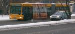 O530G im Schnee bei den KVB