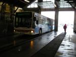 Gewaschener Citaro G verlässt die Halle