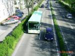 Schnellbus auf dem Zubringer