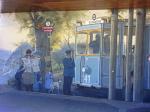 Straßenbahn-Wandmalerie