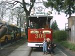 Straßenbahn mit Modernster Blinktechnik :-D