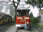 Straenbahn mit Modernster Blinktechnik :-D