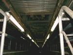 Straßenbahn von unten