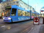 MVG Straßenbahn am Abend