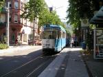 Alte Heidelberger Straßenbahn am der Christuskirche