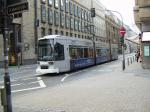 Tram in Düssedorfer Innenstadt