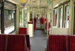 ältere Freibuger Tram innen