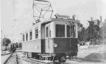 Hier eine Straßenbahn der Reichsbahn am Reichsbahnhof