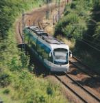 Saarbahn unterwegs