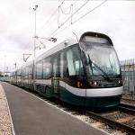 Tram aus Nottingham